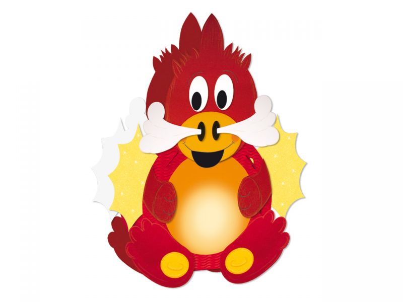 URSUS Laternen-Bastelset »Feuerdrache«