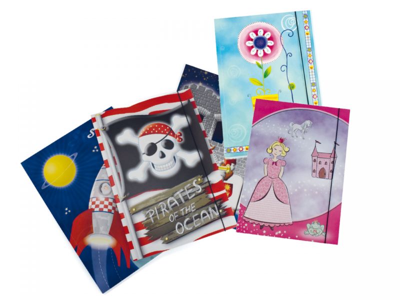 URSUS Sammelmappen »Traumwelten«, DIN A3, 5er-Set