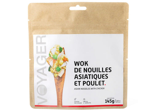 Asiatische Nudelpfanne mit Huhn