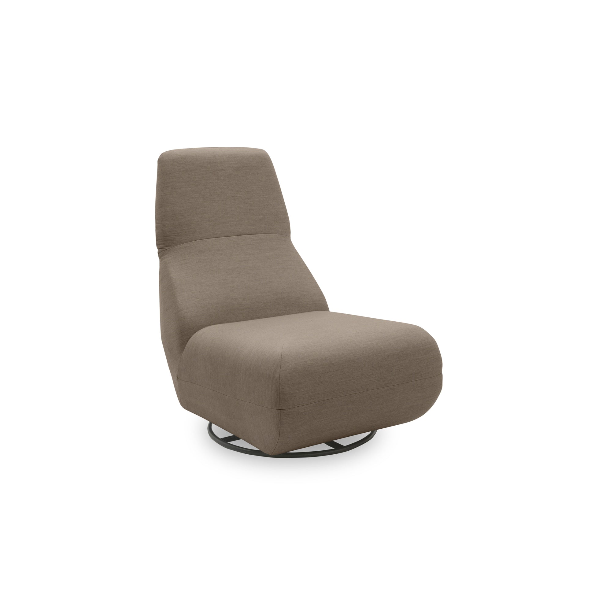 Outdoor Sofa 300 012 Sessel mit Rücken- und Drehfunktion, Gartenmöbel, Outdoor Sessel, braun, 68 x 88 x 67 cm   Aosom