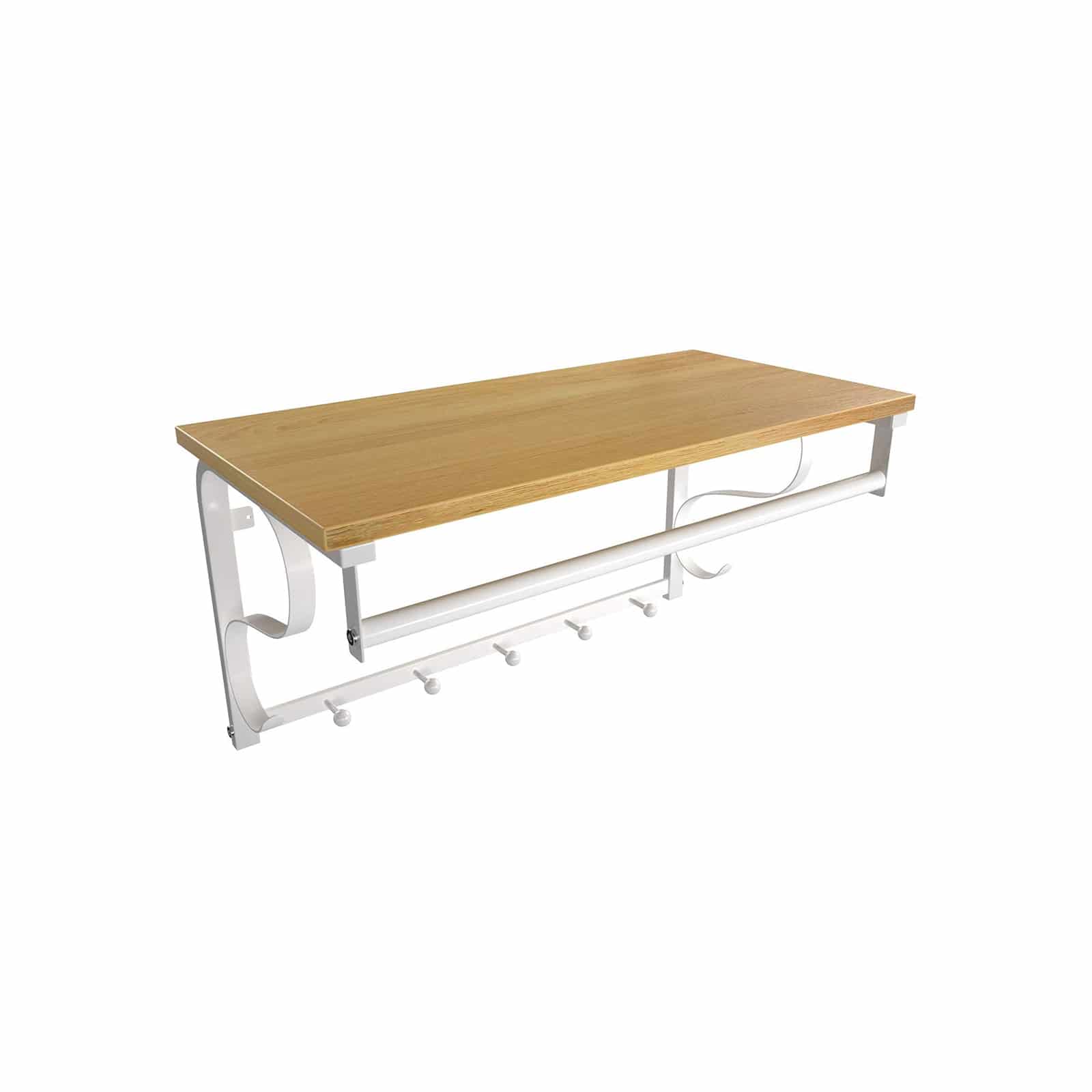 Wandgarderobe mit 5 Haken