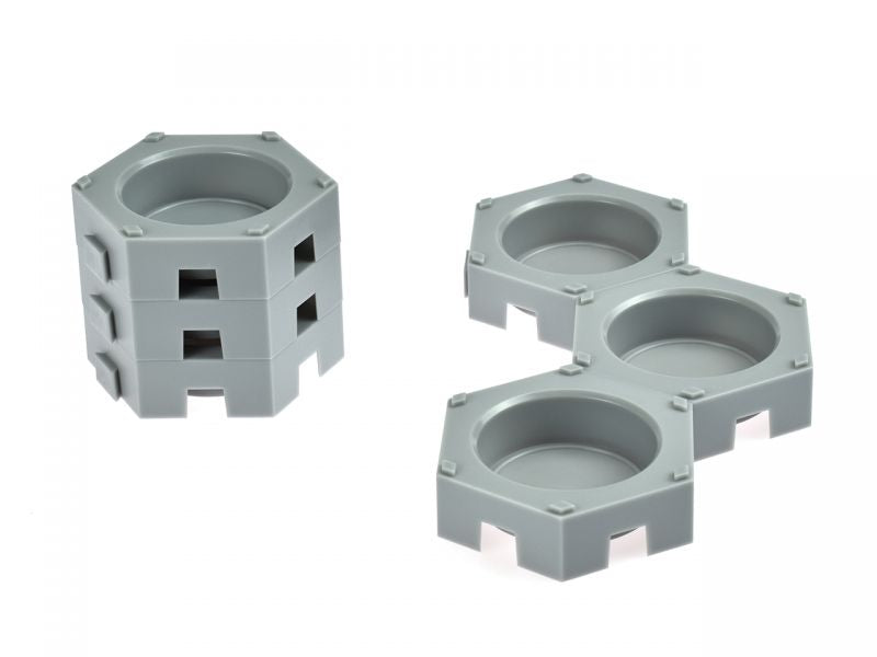 INKAcolor Behälter für Wasserfarben-Pucks, 6er-Set