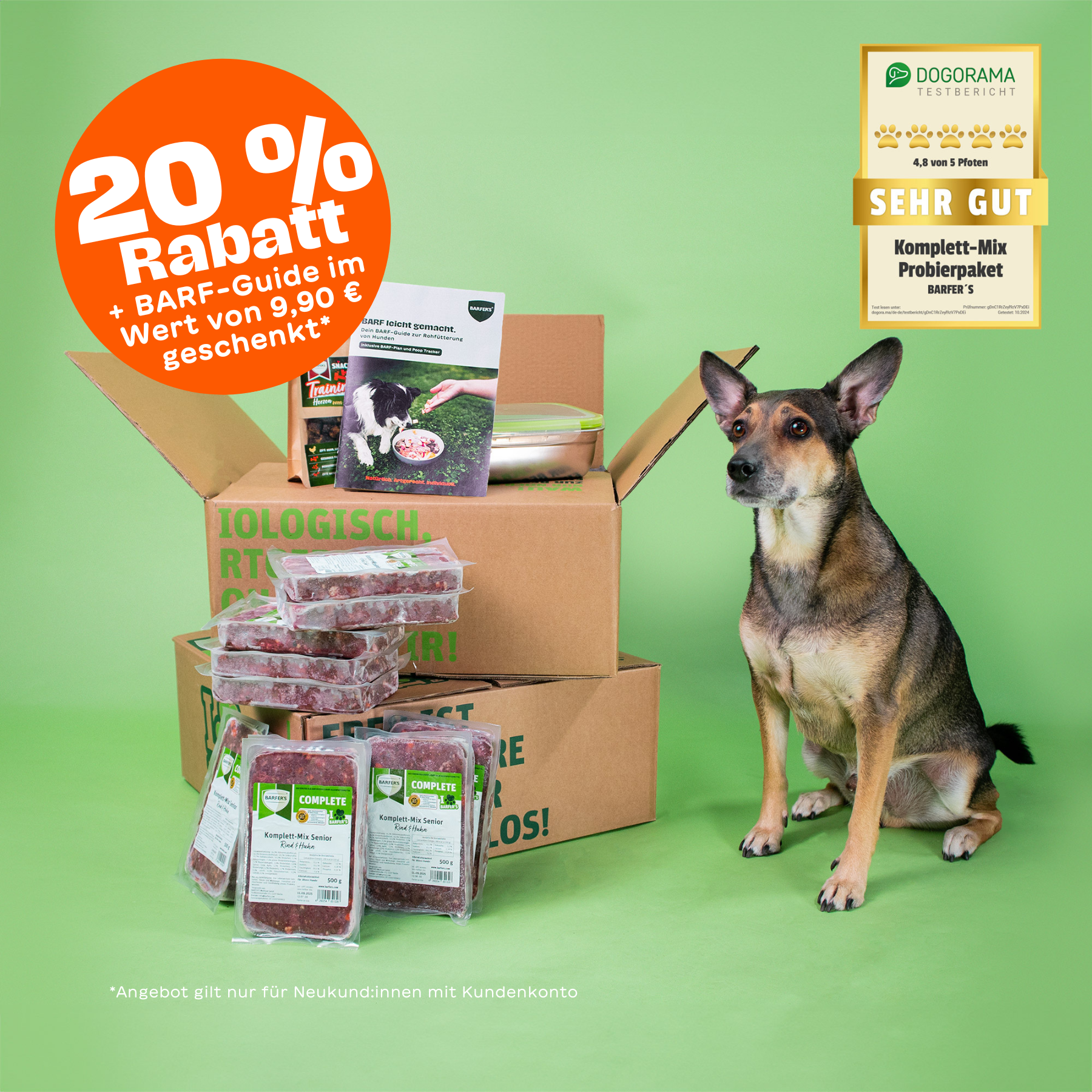 BARFER'S COMPLETE  - BARFER’S Probierpaket Senior für Hunde