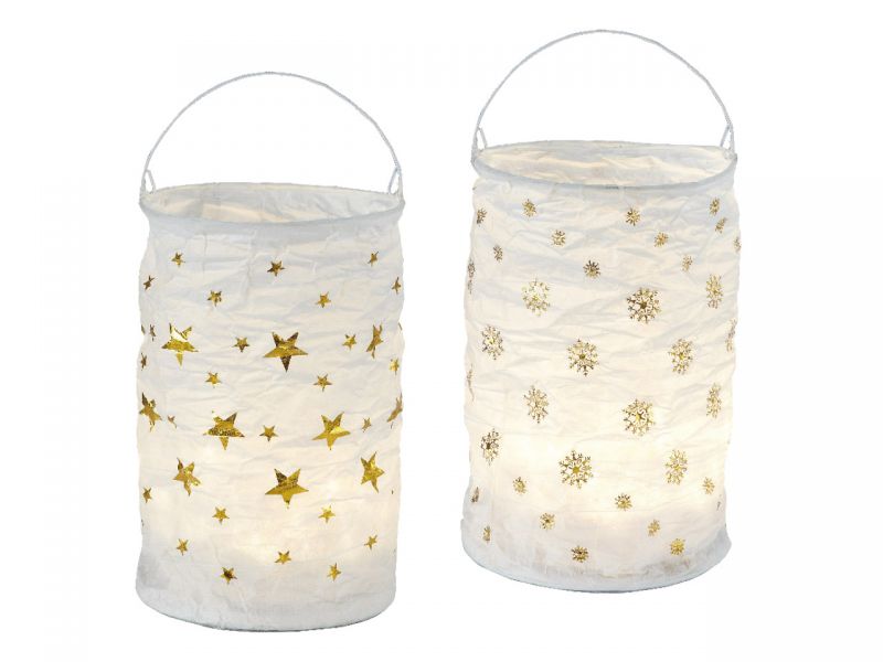 Papierlaternen »Weihnachten«, 5er-Set