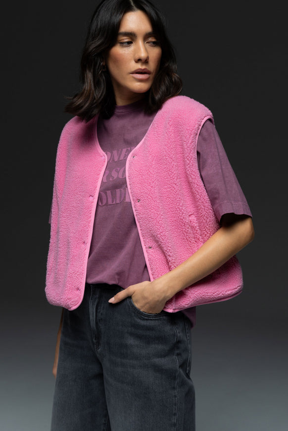 SENSES.THE LABEL Weste SV:EA im Sherpa