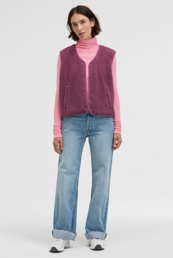 SENSES.THE LABEL Weste SV:EA im Sherpa