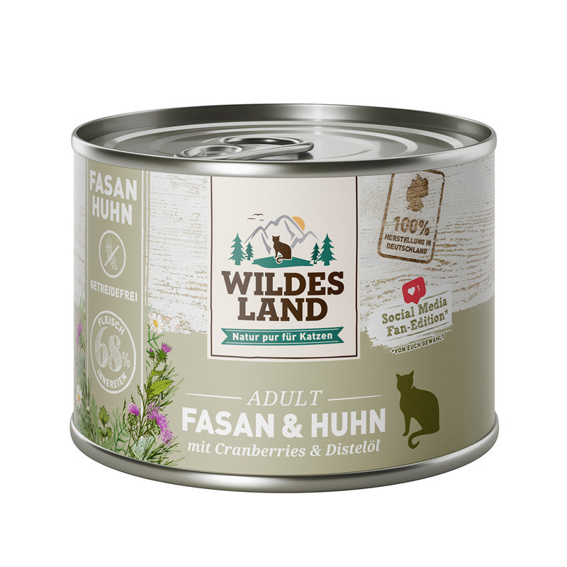 Wildes Land Fasan und Huhn mit Cranberries