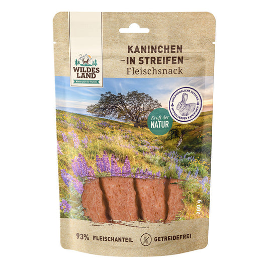 Wildes Land Kaninchenfleisch in Streifen