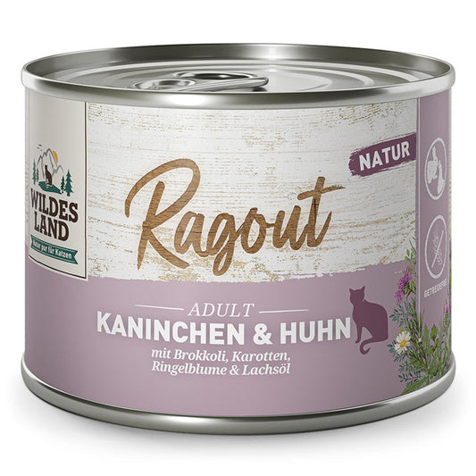 Wildes Land Ragout Kaninchen & Huhn