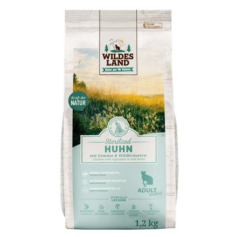 Wildes Land Sterilised Huhn