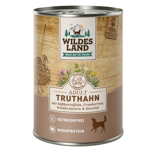 Wildes Land Truthahn mit Süßkartoffeln