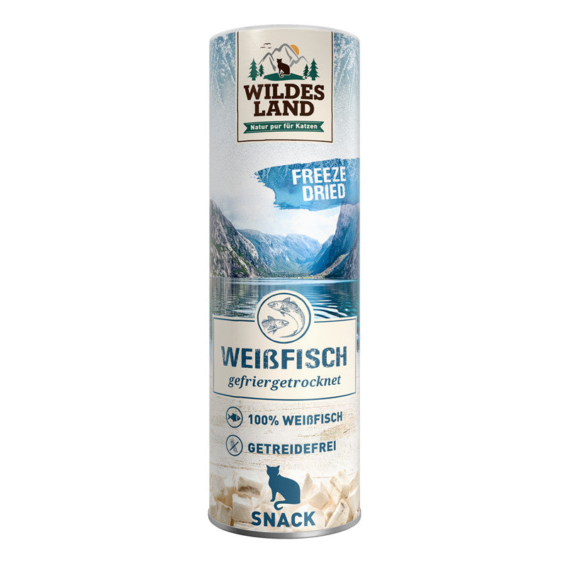 Wildes Land Weißfisch Freeze Dried
