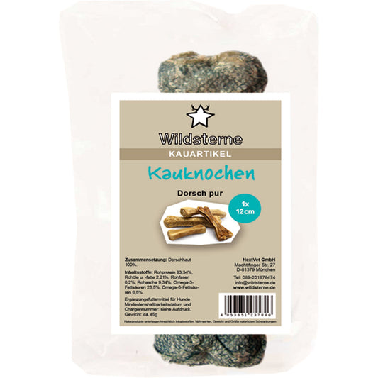Wildsterne Kauknochen Dorsch pur