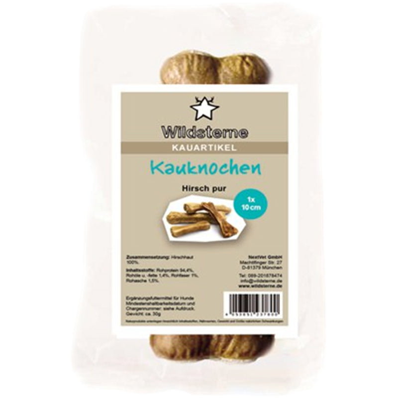 Wildsterne Kauknochen Hirsch pur
