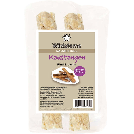 Wildsterne Kaustange Rind + Lachs