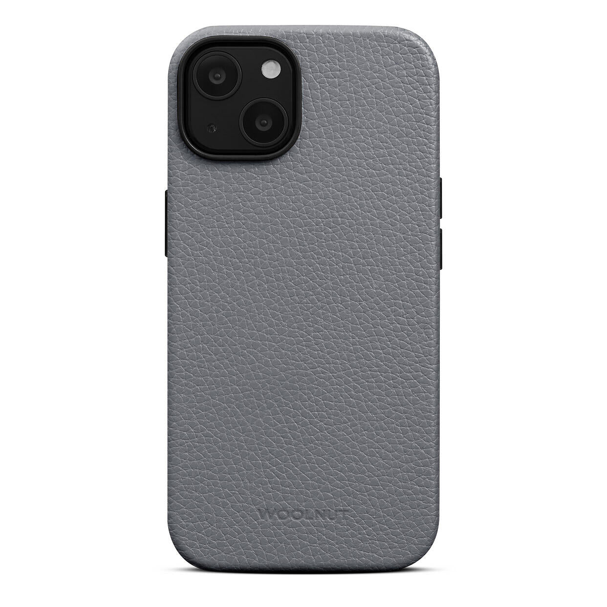 Woolnut Ledercase für iPhone 14, grau