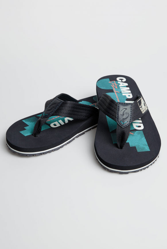 CAMP DAVID Zehensandale mit Surf Print