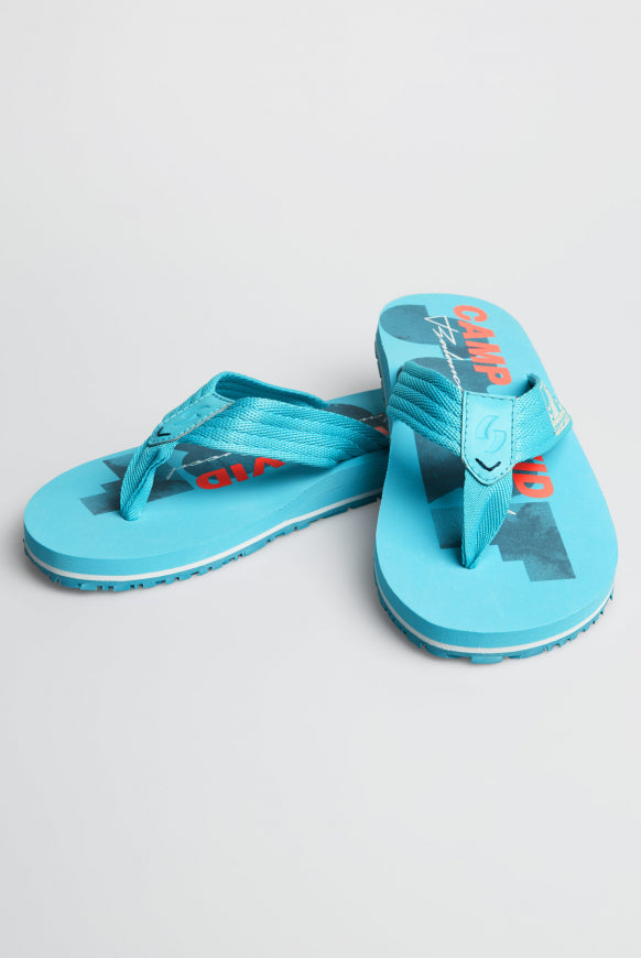 CAMP DAVID Zehensandale mit Surf Print