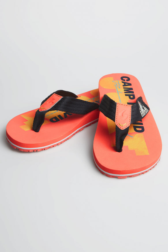 CAMP DAVID Zehensandale mit Surf Print